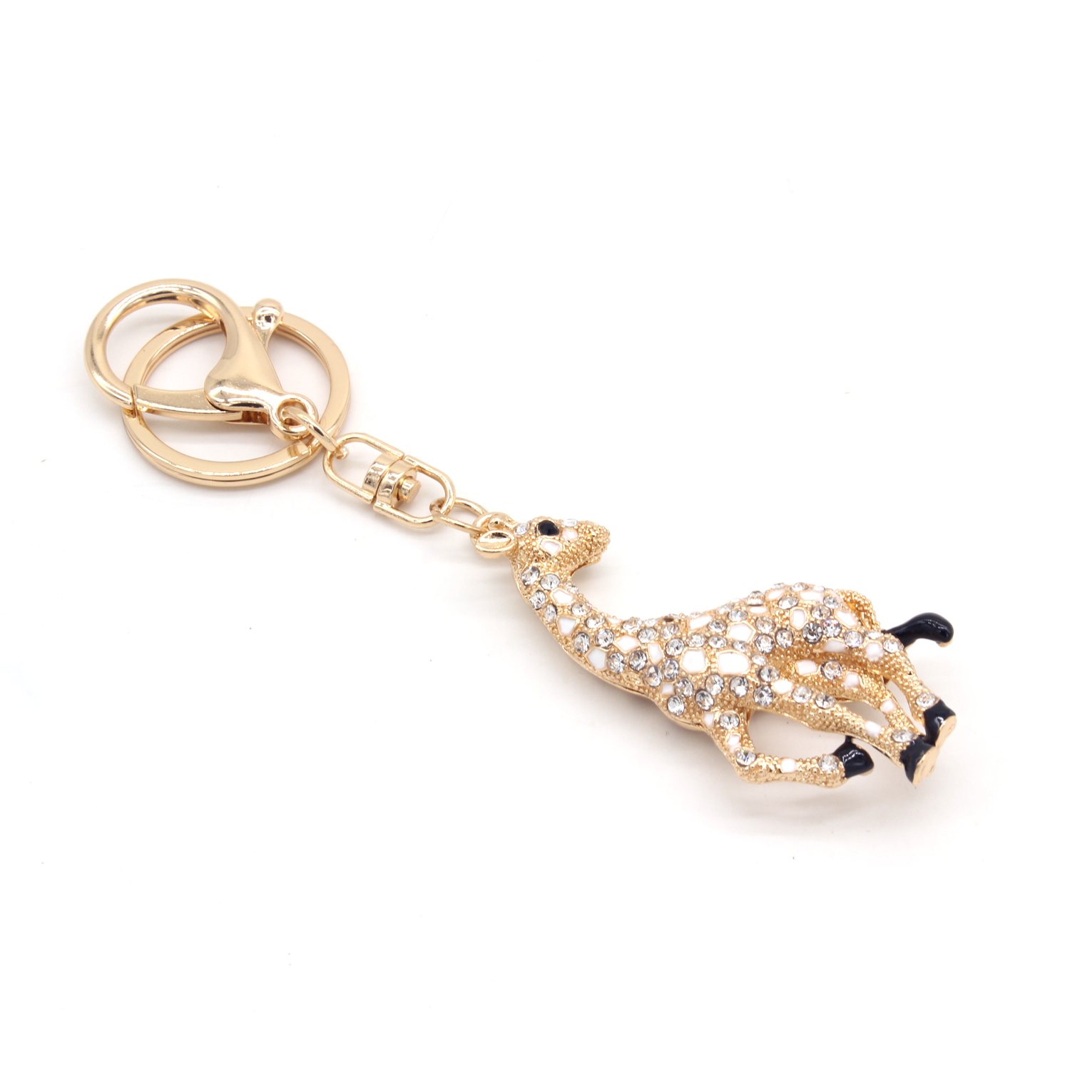 Giraffe Rhinestone Keychain KY30024